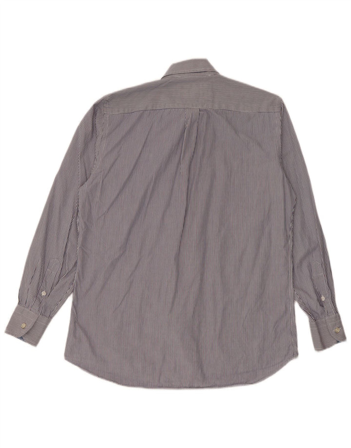 Camicia da uomo Harmont & Blaine piccola in cotone gessato blu