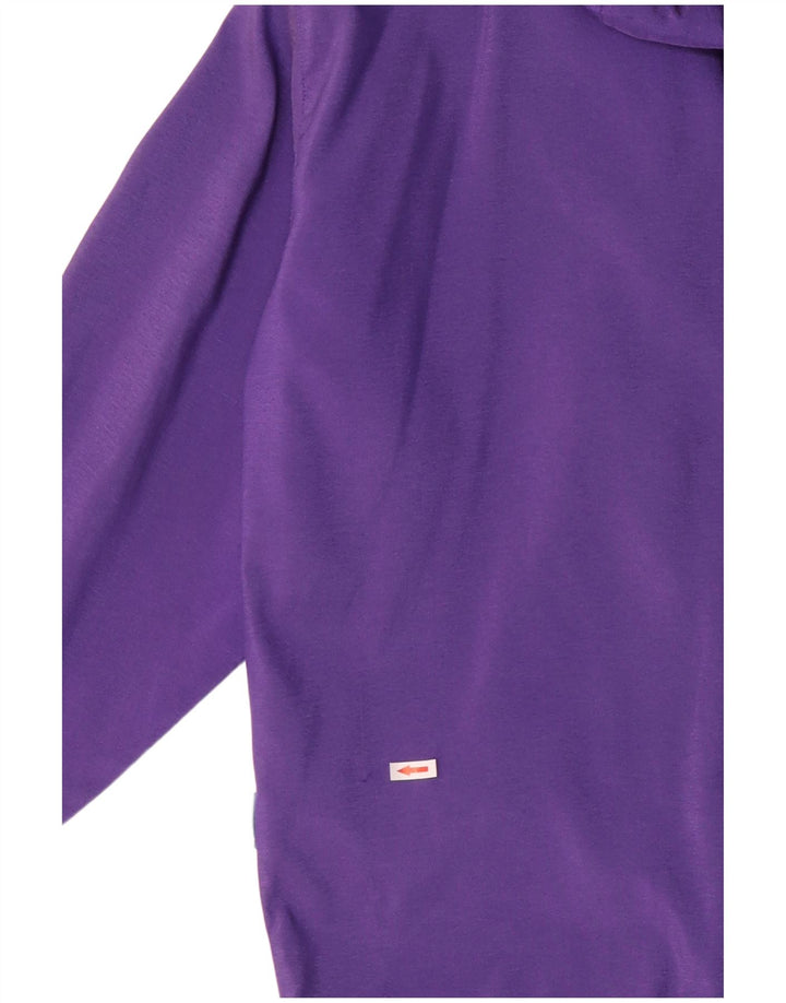 GEO SPIRIT Giacca da uomo con vestibilità ampia con cappuccio IT 48 Viola medio