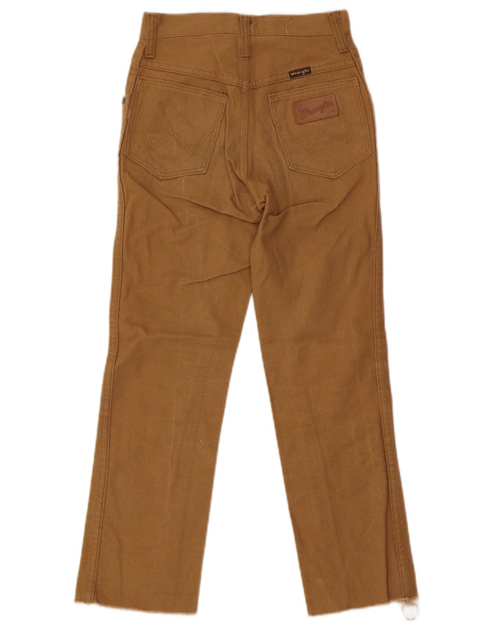 Pantaloni cropped da donna Wrangler W26 L24 cotone beige
