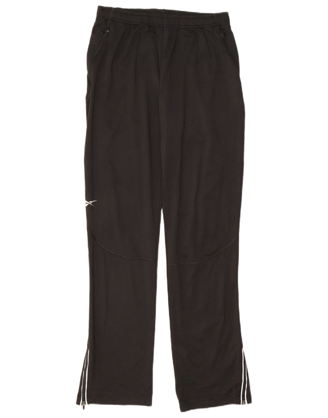 Pantaloni da tuta REEBOK da uomo piccoli in poliestere nero