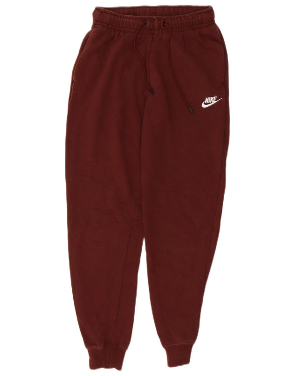 Pantaloni della tuta da donna Nike Joggers UK 4 XS Marrone Cotone