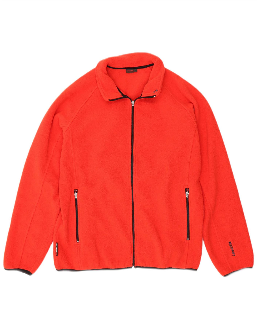 Giacca in pile da uomo INVICTA grande rossa in poliestere