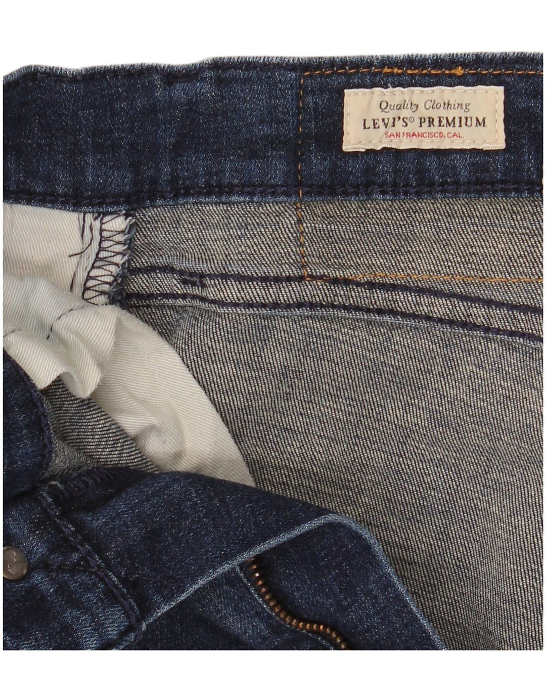 Levi's Uomo 502 Jeans corti affusolati W30 L25 Blu