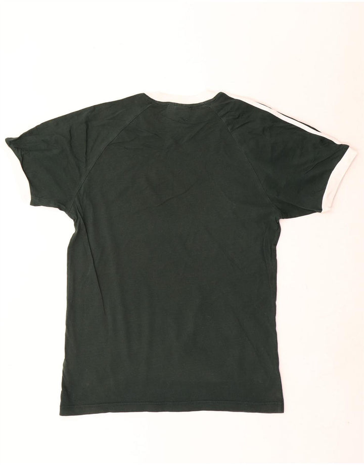 T-shirt grafica da uomo Adidas Top in cotone verde medio
