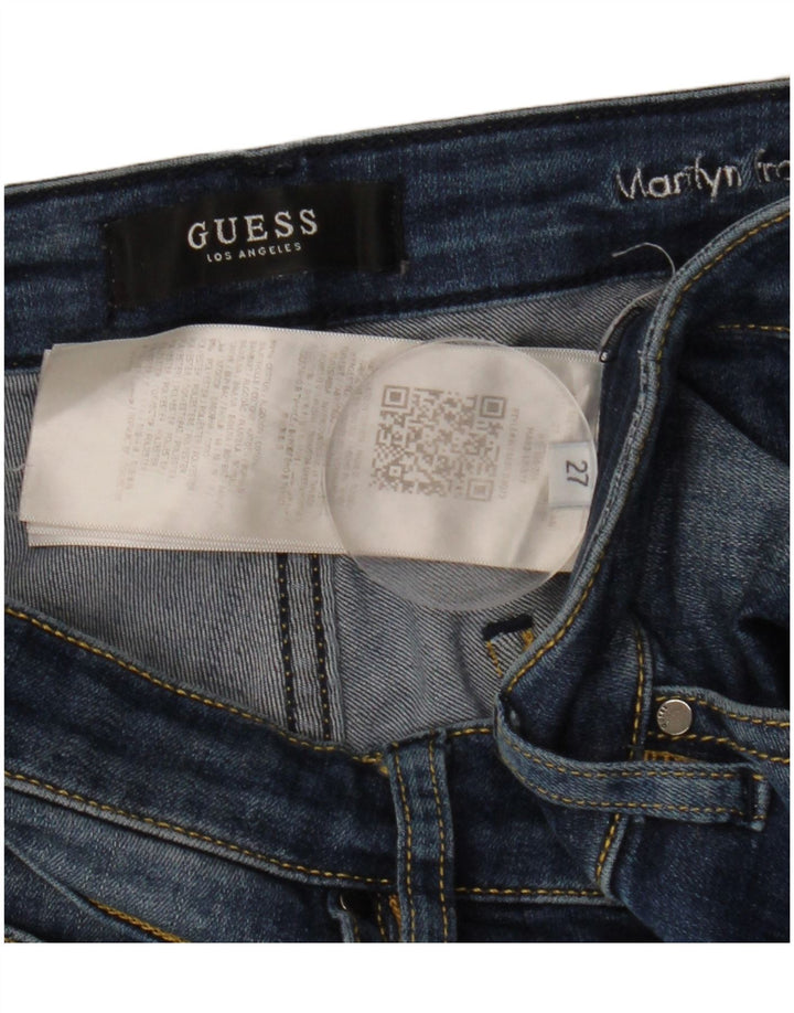 Jeans skinny GUESS da donna Marilyn W27 L28 cotone blu