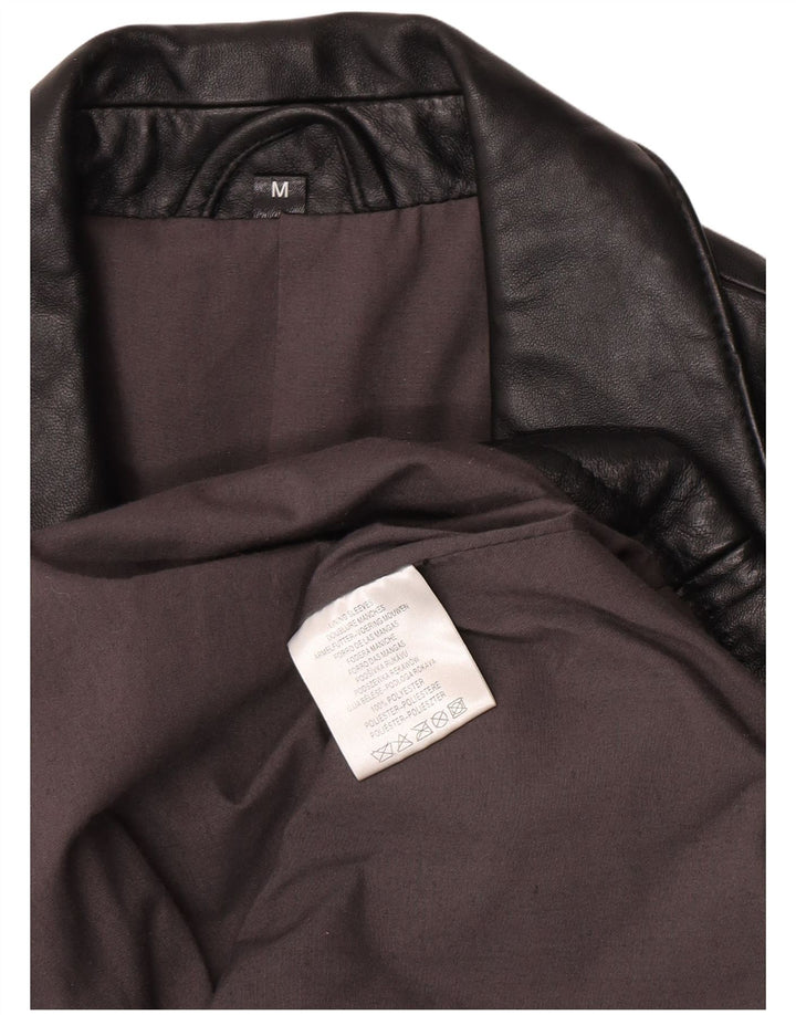 Giacca blazer da uomo a 3 bottoni Angelo Litrico UK 38 media nera