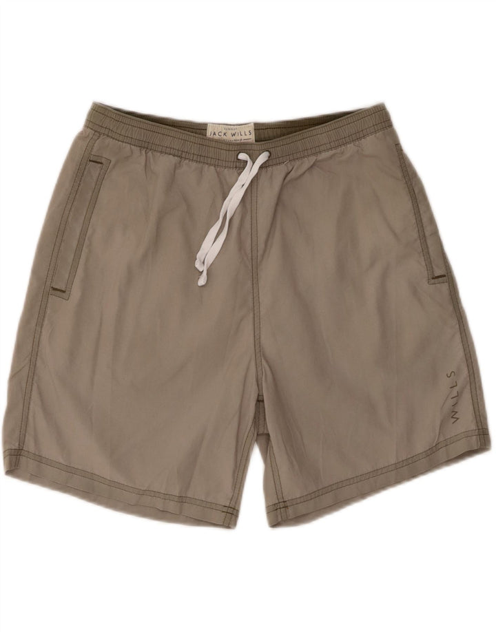 Pantaloncini da bagno da uomo Jack Wills XS Khaki Poliammide