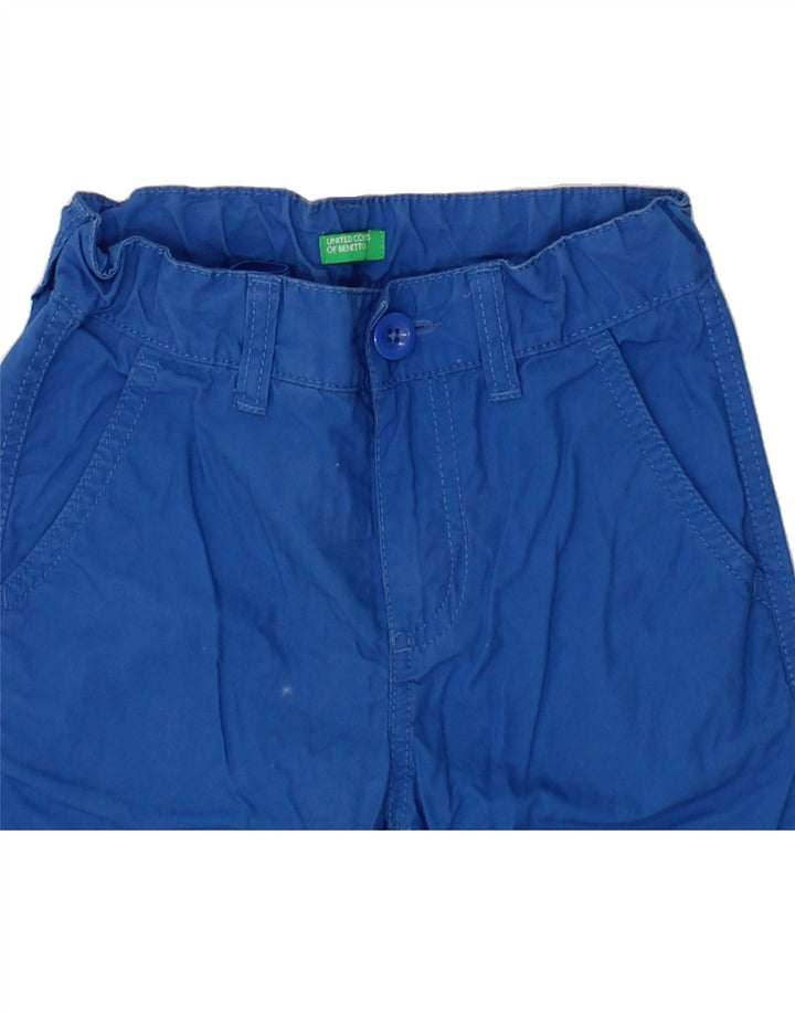 BENETTON Boys Chino Shorts 6-7 Years W22 Blue Vintage Benetton and Second-Hand Benetton from Messina Hembry 
