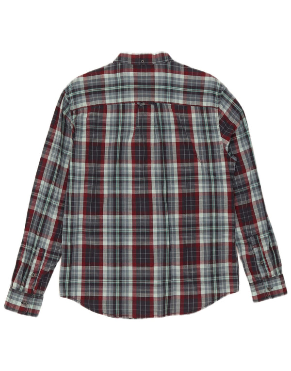 Camicia da uomo Wrangler vestibilità regolare in cotone a quadri blu medio