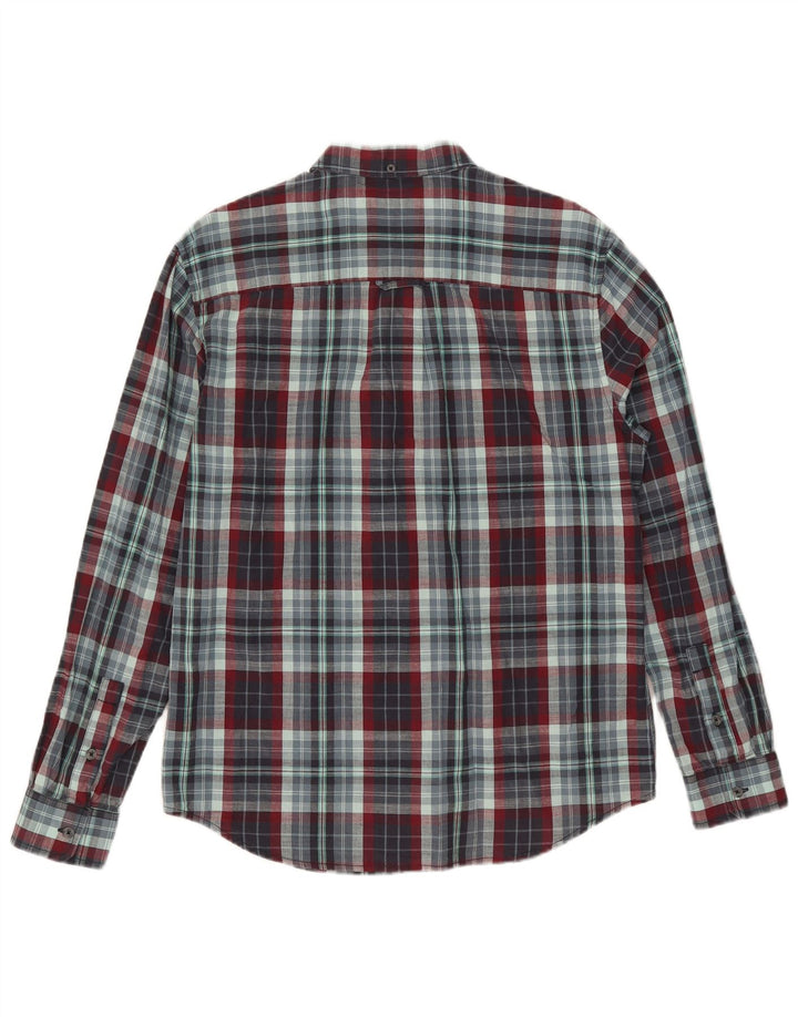 Camicia da uomo Wrangler vestibilità regolare in cotone a quadri blu medio