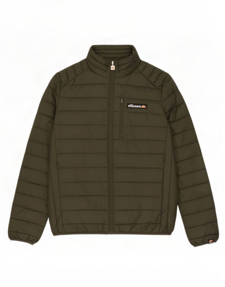 Giacca imbottita da uomo Ellesse UK 40 Large in poliestere kaki