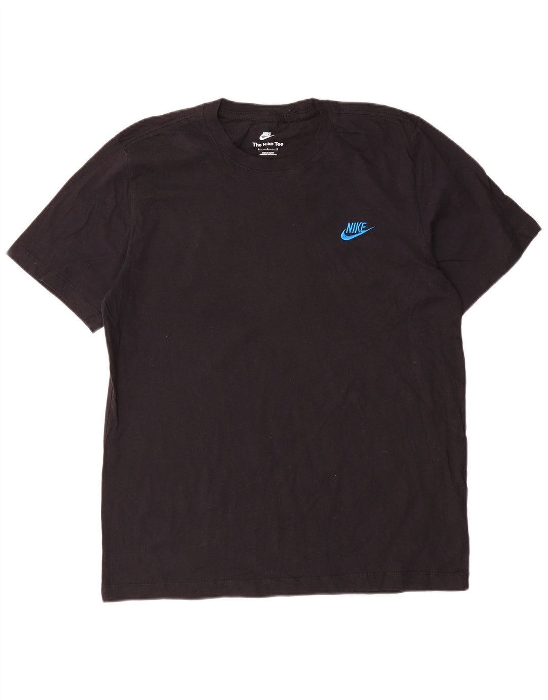 T-shirt da uomo Nike Top grande in cotone nero