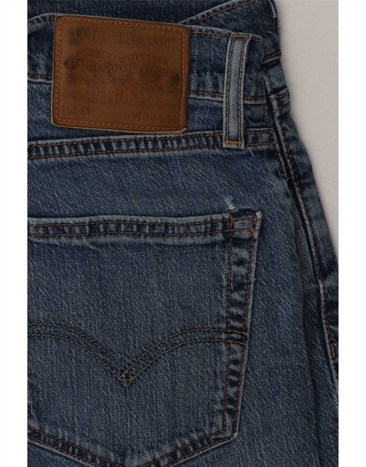 Jeans Levi's 511 Slim da donna W30 L30 in cotone blu