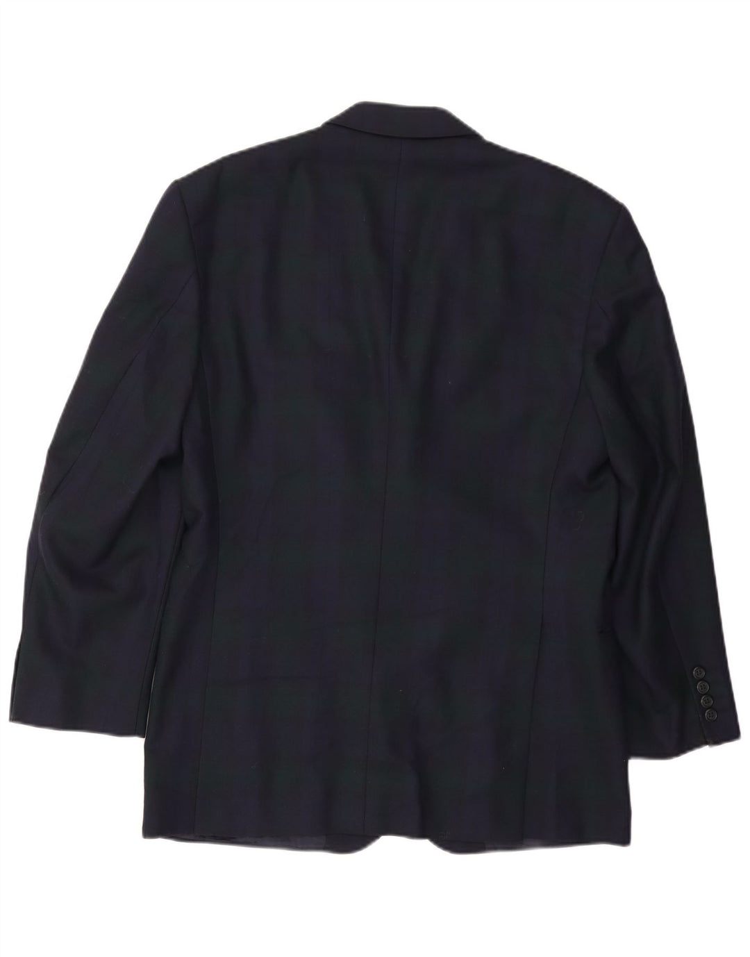 Giacca blazer a 3 bottoni da uomo Pierre Cardin UK 38 medio blu navy a quadri