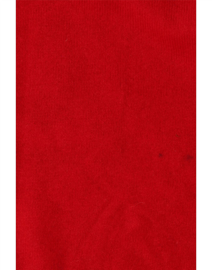 Maglione maglione girocollo con grafica da uomo Pringle XL rosso lana vergine