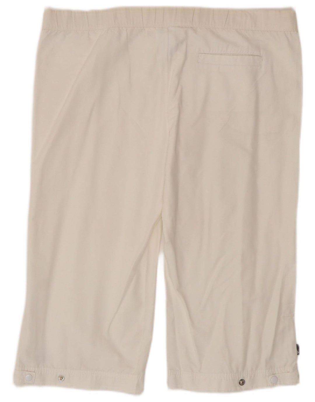Pantaloncini Bermuda da donna Adidas UK 14 Large W36 cotone bianco
