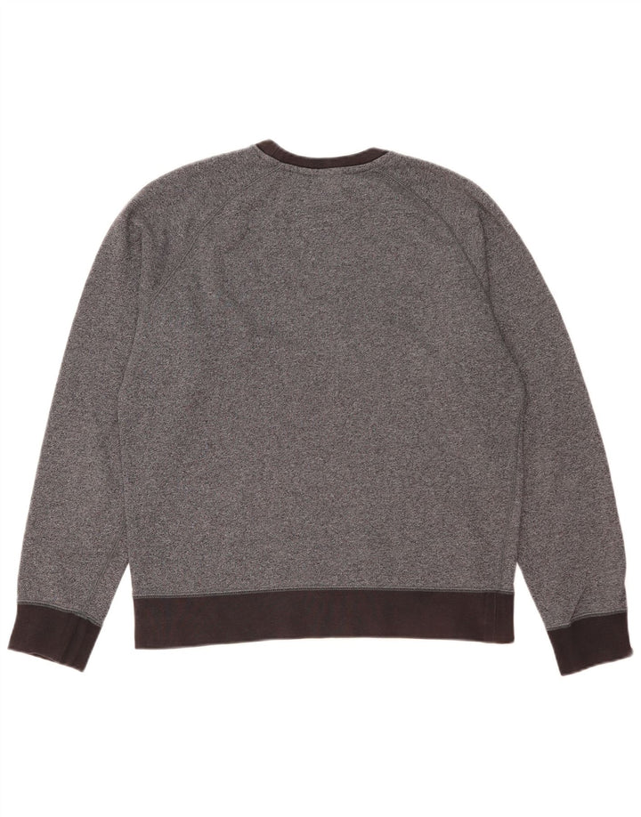 Felpa Nike Uomo Maglione Cotone Grigio Medio