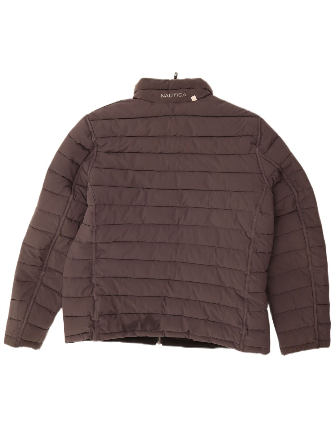 Giacca imbottita reversibile da uomo NAUTICA UK 40 grande poliestere nero