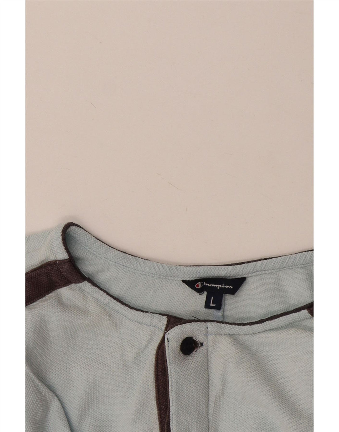 T-shirt da uomo Champion Top Large blu color block