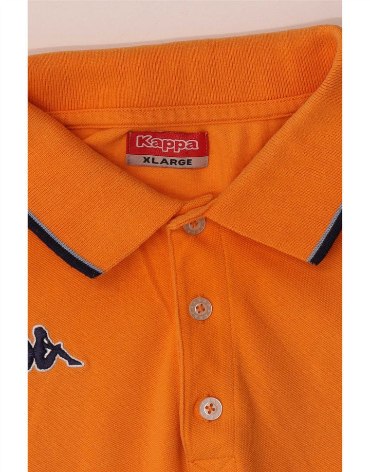 Polo Kappa da uomo XL arancione