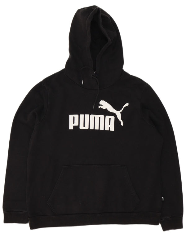 Felpa con cappuccio grafica da donna Puma UK 18 XL cotone nero