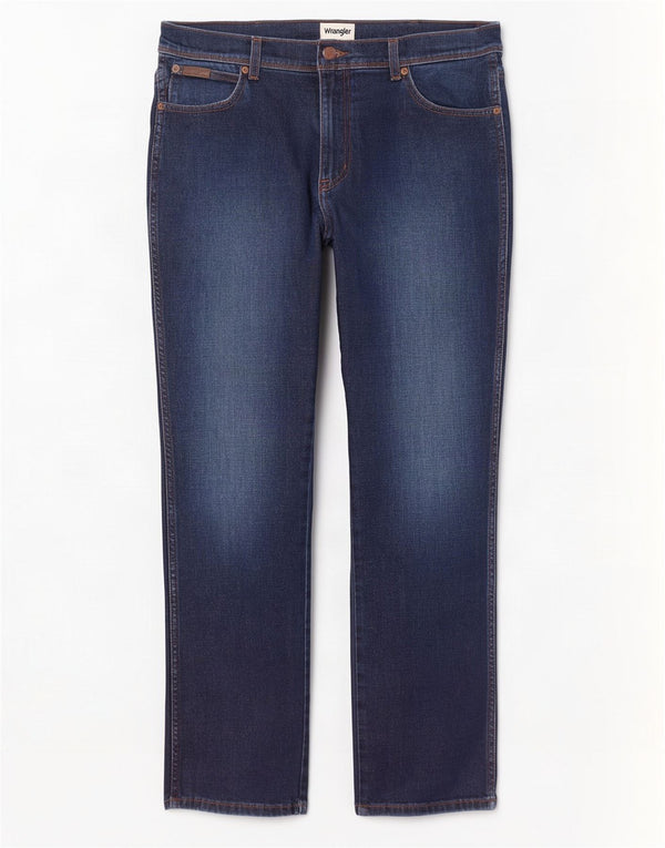 Jeans Wrangler Texas Slim da uomo W34 L32 in cotone blu