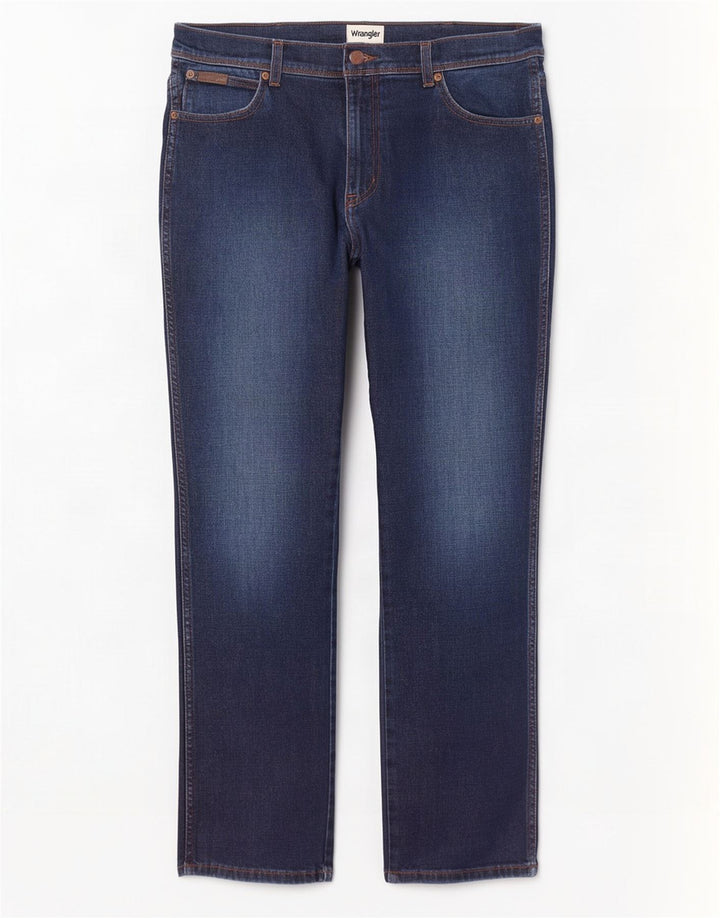 Jeans Wrangler Texas Slim da uomo W34 L32 in cotone blu
