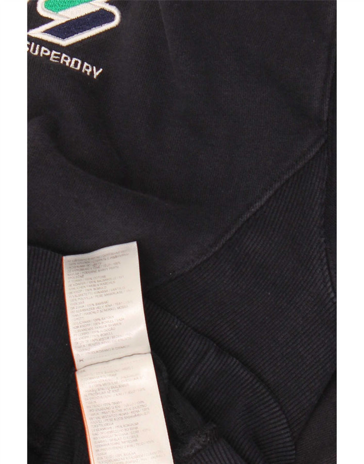 Felpa da donna Superdry Maglione UK 14 Large Blu Navy Cotone