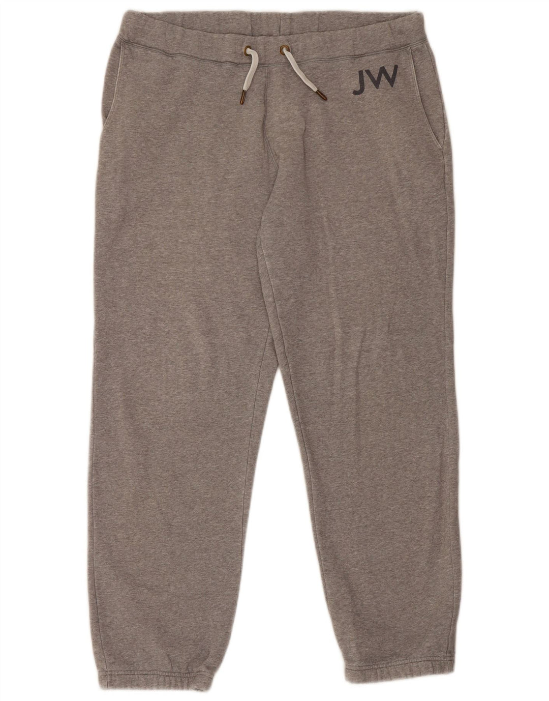 Pantaloni da tuta con grafica da uomo Jack Wills Joggers grandi in cotone grigio