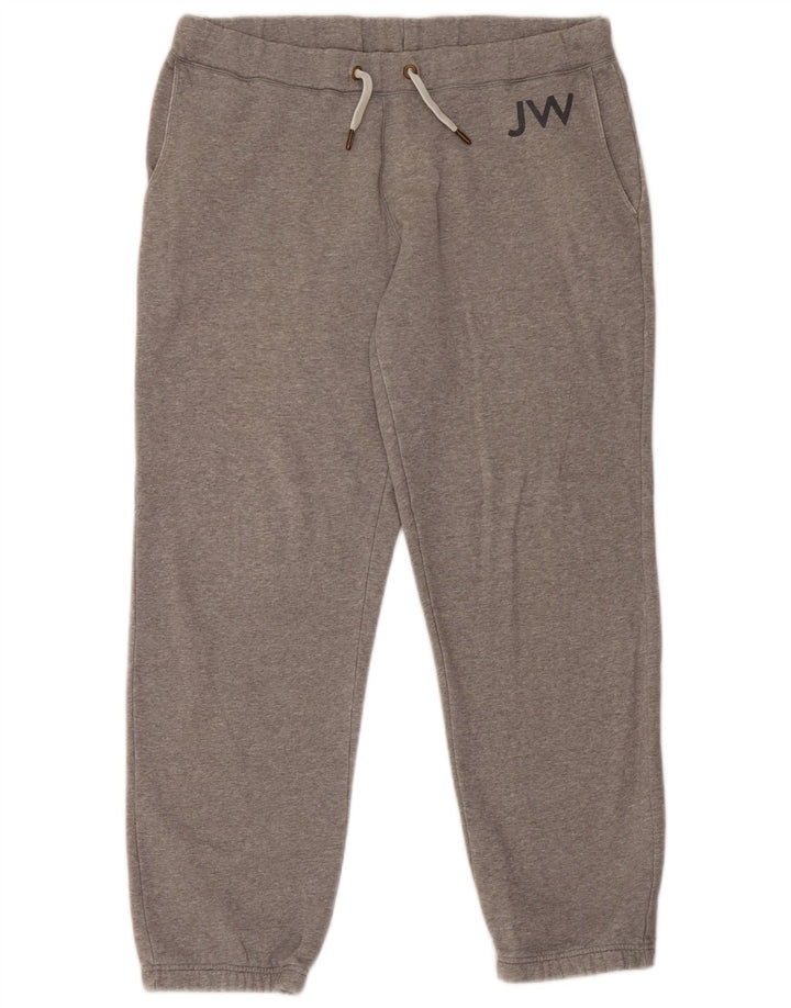 Pantaloni da tuta con grafica da uomo Jack Wills Joggers grandi in cotone grigio