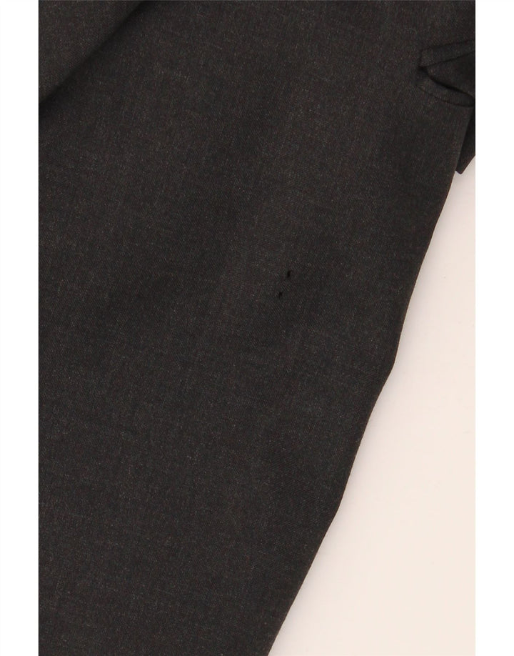 Giacca blazer da uomo a 3 bottoni Pierre Cardin UK 40 Large Grey New Wool