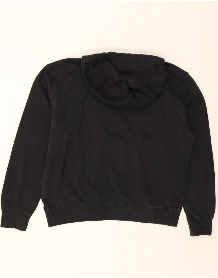 NIKE Mens Marion Graphic Hoodie Jumper Medium Black Cotton Vintage Nike and Second-Hand Nike from Messina Hembry 
