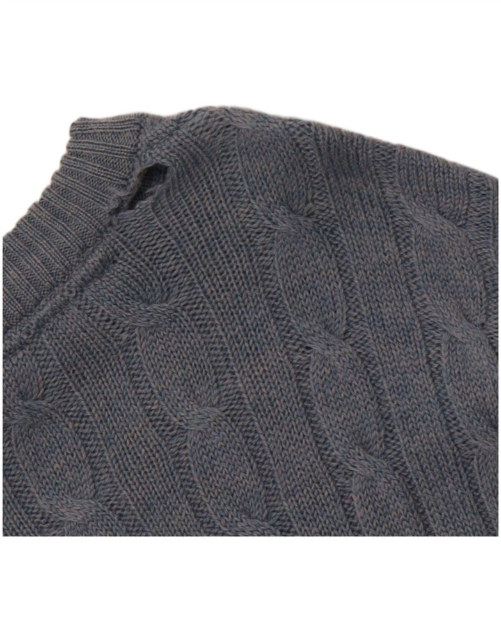 PAUL & SHARK Mens Yachting Crew Neck Jumper Sweater Medium Blue Wool