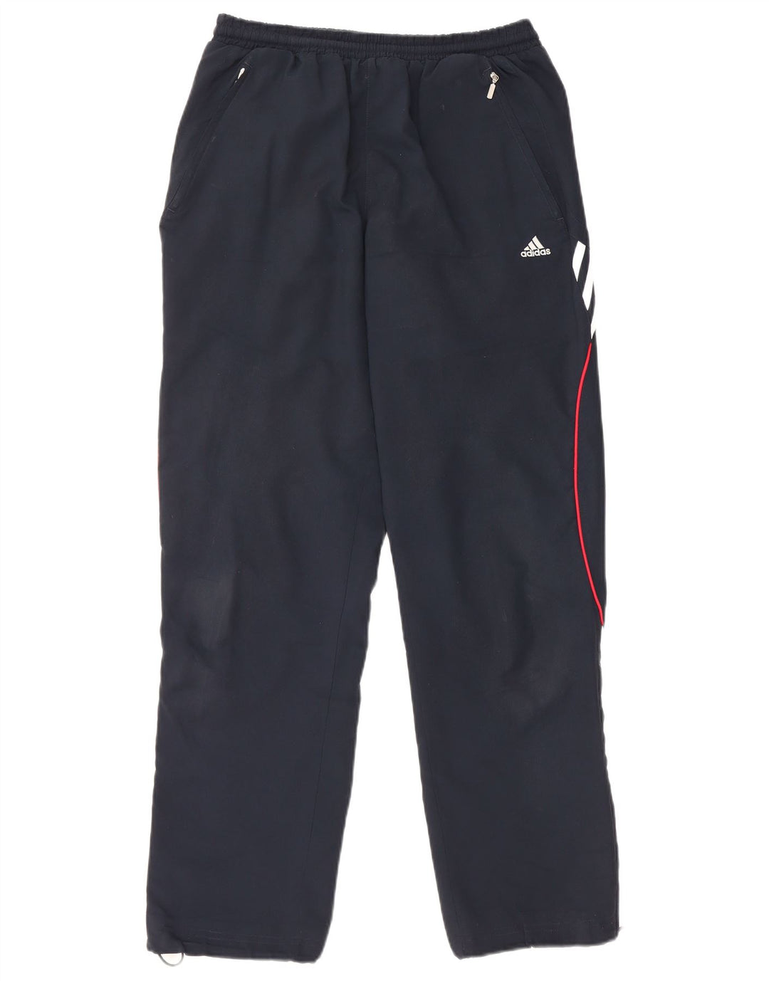 Pantaloni da tuta da uomo ADIDAS piccoli in poliestere blu navy