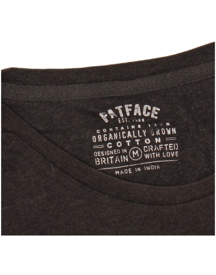 T-shirt da uomo FAT FACE Top in cotone grigio medio