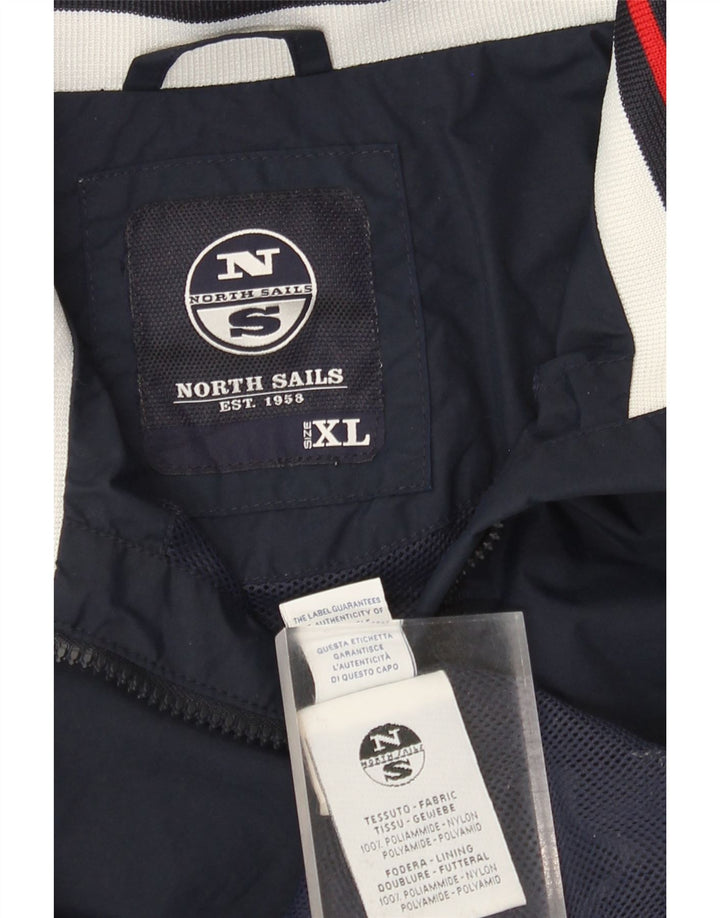 Giubbotto bomber da uomo North Sails UK 42 XL blu navy in poliammide