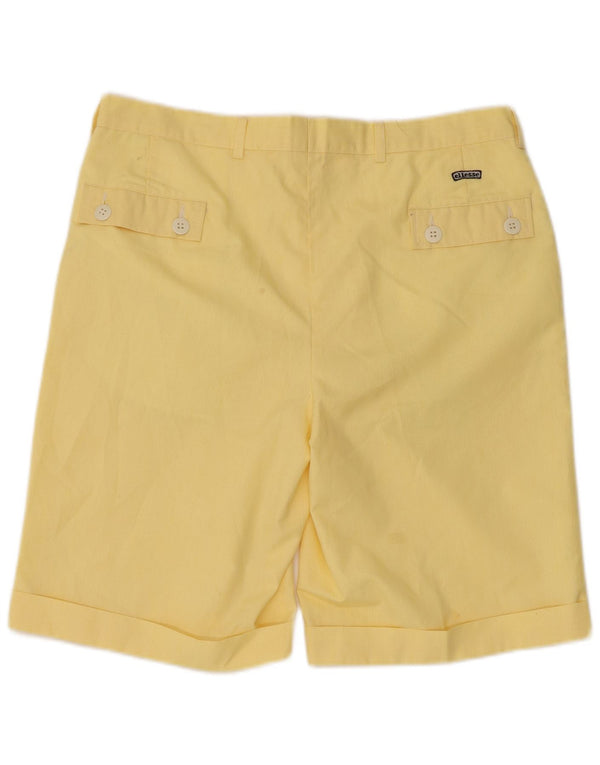 Pantaloncini chino da uomo Ellesse con pegged W34 grandi gialli