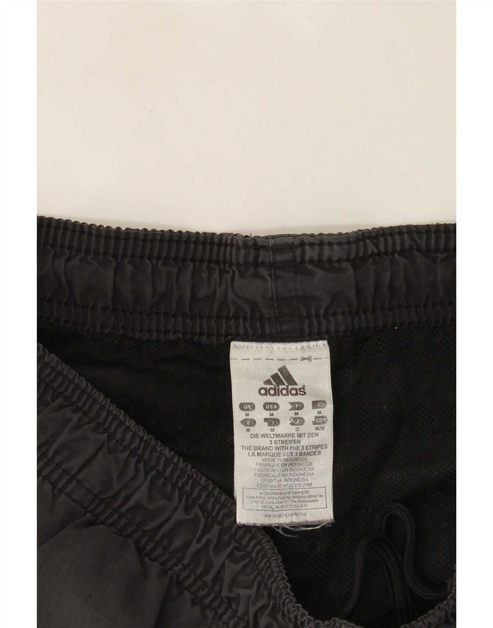 Pantaloncini da bagno da uomo Adidas in nylon grigio medio