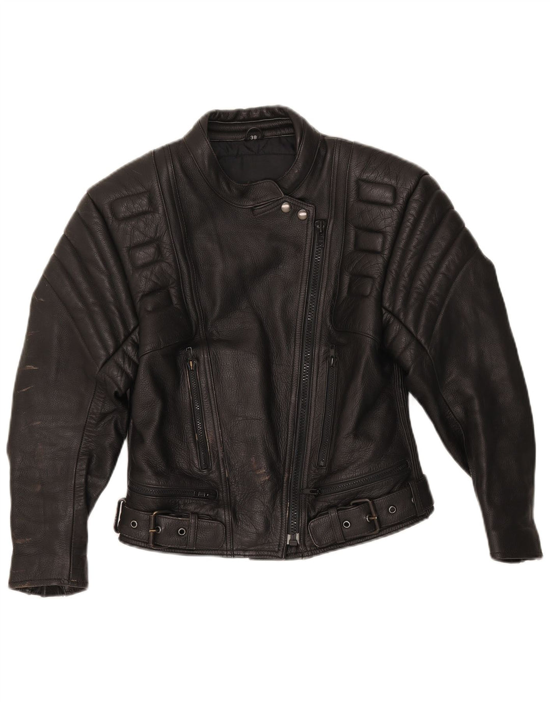 Giacca da corsa in pelle da donna RABERG IT 38 XS Nera
