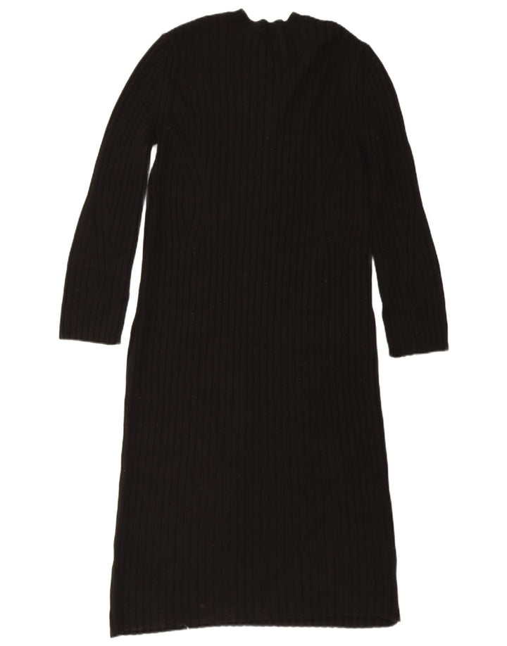 Abito maglione Zara da donna UK 14 medio nero