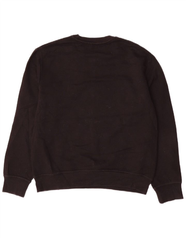 Felpa da donna Zara UK 14 cotone nero medio