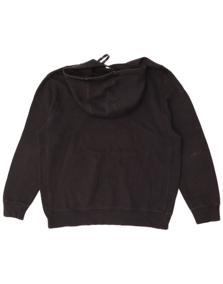Felpa con cappuccio da uomo Nike Large in cotone nero