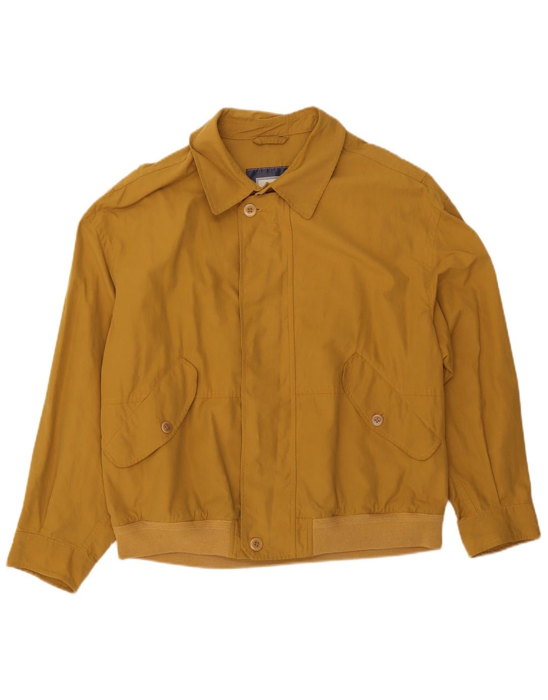 Giubbotto bomber ampio da uomo VINTAGE UK 38 giallo medio
