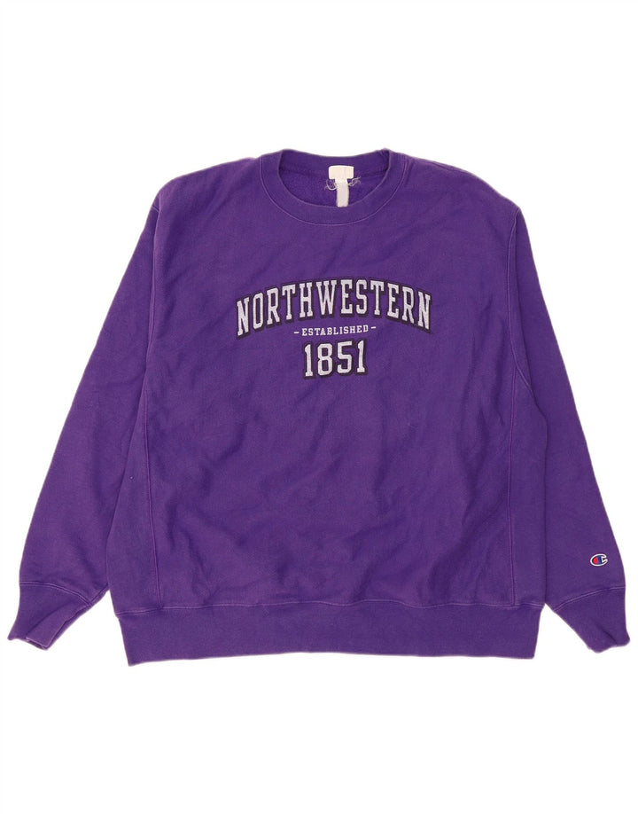 Felpa grafica da uomo Champion Jumper XL Viola