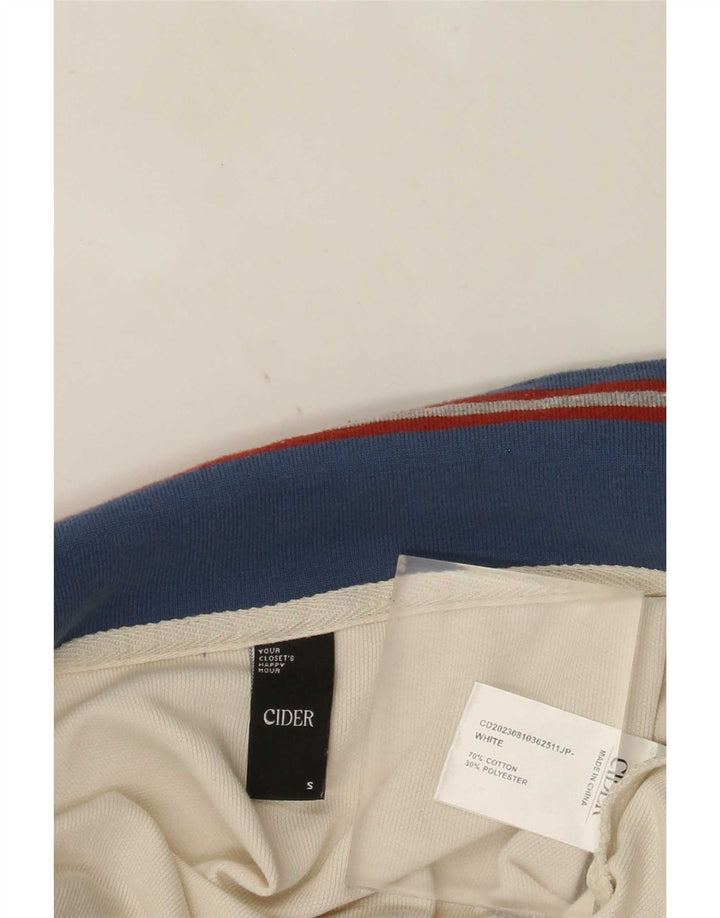 Tuta da donna Cider UK 10 Small Cotone color block bianco
