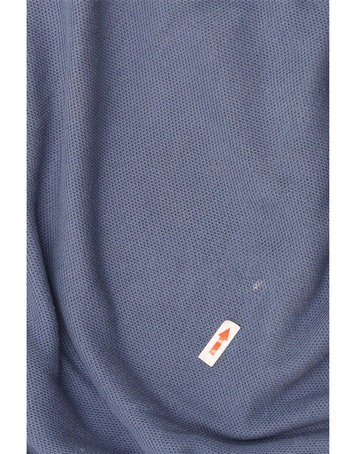 Maglione maglione con scollo a V da uomo Timberland grande cotone blu