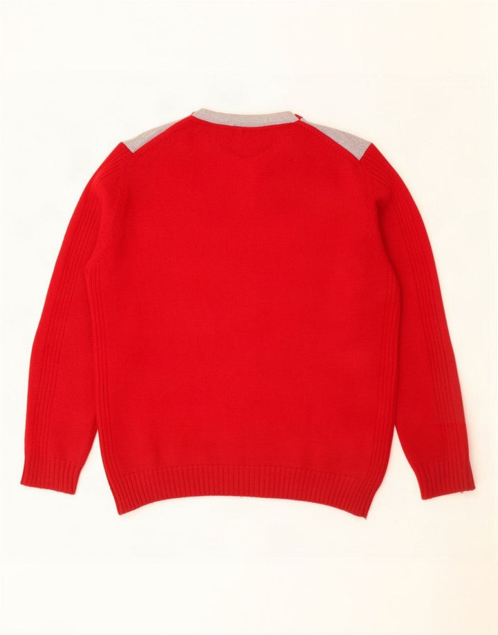 Maglione Trussardi Jeans Uomo Girocollo Colore Rosso Medio