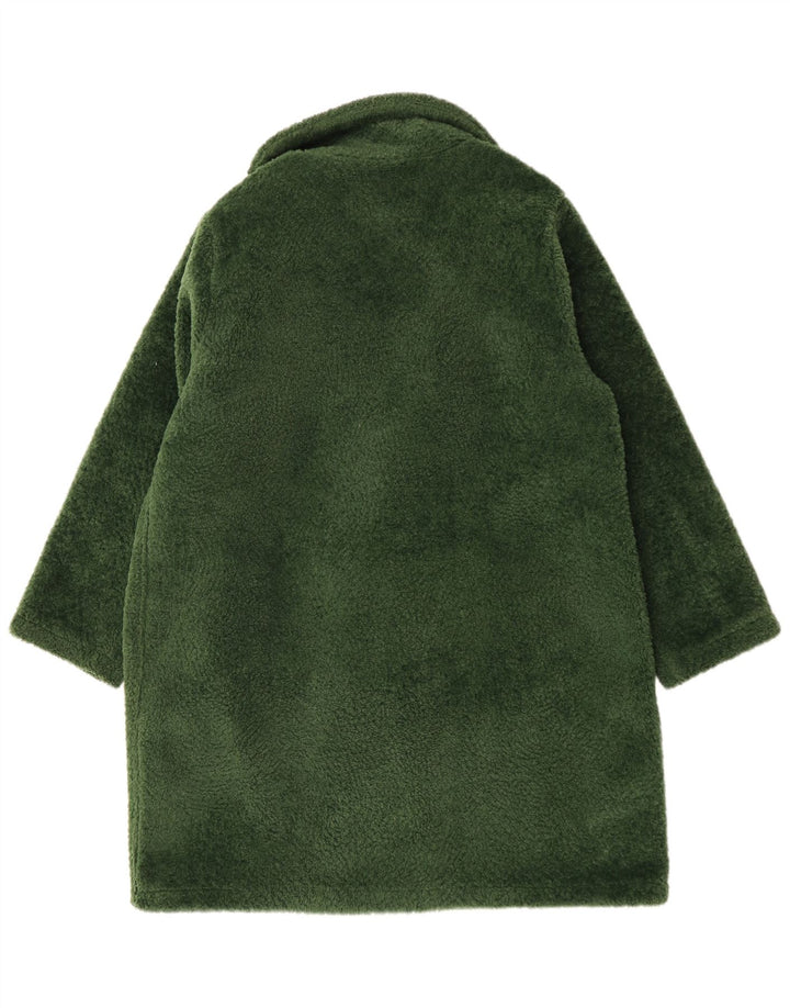 MICHAEL KORS Cappotto oversize da donna in pelliccia sintetica UK 18 XL Poliestere verde