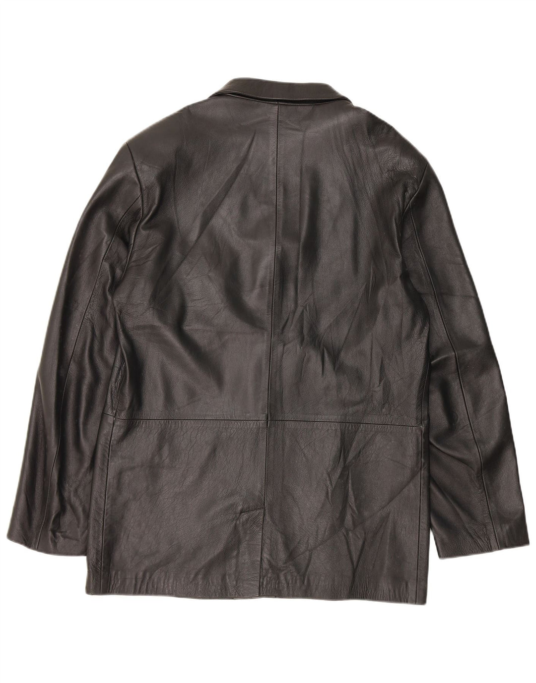 Giacca in pelle vintage da uomo IT 52 XL Nera