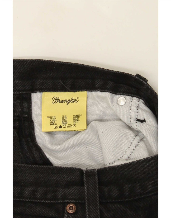 Jeans Bootcut da uomo Wrangler W34 L27 cotone nero